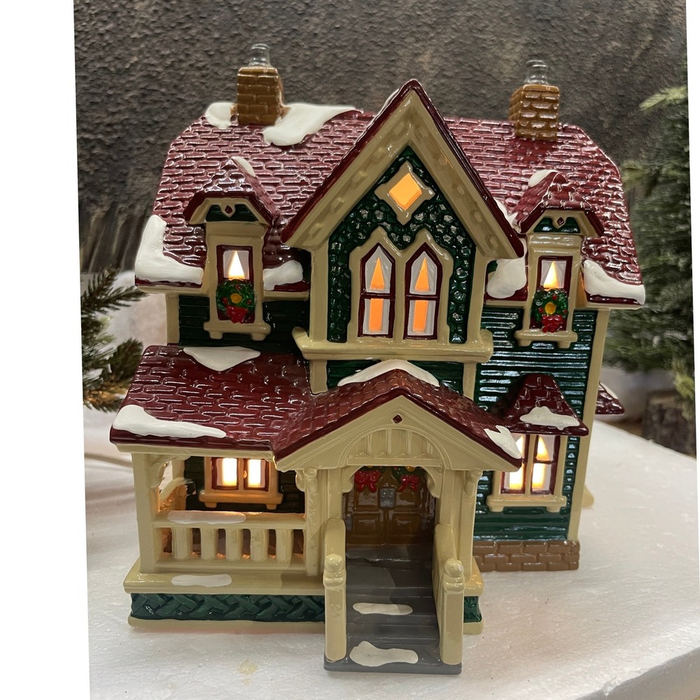 Department 56 Snow Village HARTFORD HOUSE Ceramic Christmas 5426-7